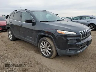 2016 Jeep Cherokee Limited with VIN 1C4PJMDB1GW328386, listed as a Copart auction lot 46660055 with 75,858 mi miles and Salvage Title. Bid and sale history available at DreamBid. Image 4.