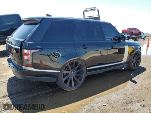2017 Land Rover Range Rover HSE z VIN SALGS2FV9HA375004, wystawiony jako Copart lot #56413895 z przebiegiem 93 791 mil mil oraz Czysty tytuł • Clean title. Historia ofert i sprzedaży dostępna na DreamBid. Obrazek 3.