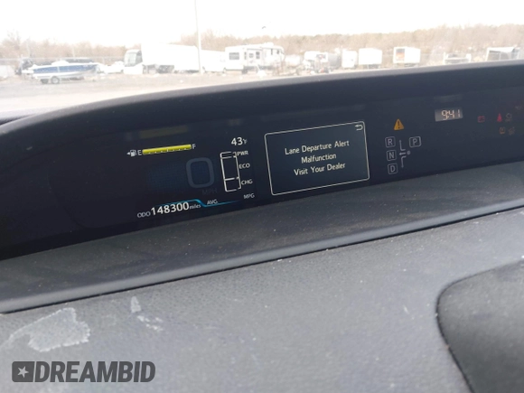2018 Toyota Prius Two with VIN JTDKARFU1J3547525, listed as a IAAI auction lot 41739561 with 148,300 mi miles. Bid and sale history available at carsss.com. Image 7.