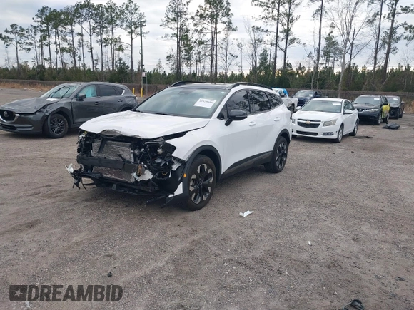 2023 Kia Sportage X-Line with VIN 5XYK6CAFXPG130819, listed as a IAAI auction lot 41420601 with 15,060 mi miles. Bid and sale history available at carsss.com. Image 17.