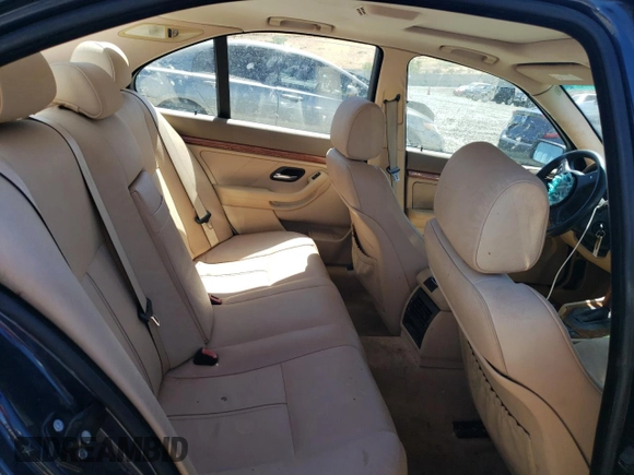 2002 BMW 5 Series 530iA with VIN WBADT63402CH93764, listed as a Copart auction lot 64886594 with 0 mi miles and Salvage Title. Bid and sale history available at carsss.com. Image 10.