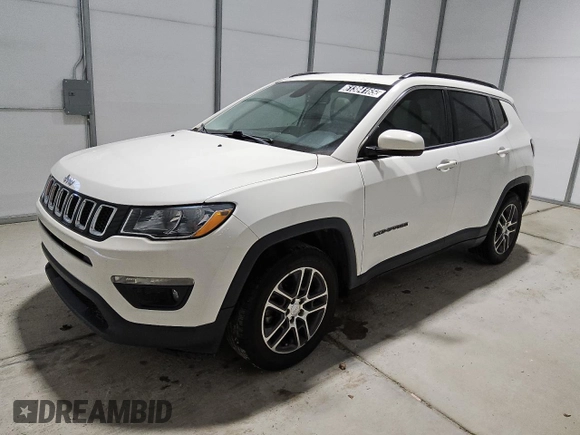 2019 Jeep Compass Latitude with VIN 3C4NJCBB4KT840548, listed as a Copart auction lot 61384165 with 113,434 mi miles and Clean title. Bid and sale history available at DreamBid. Image 1.