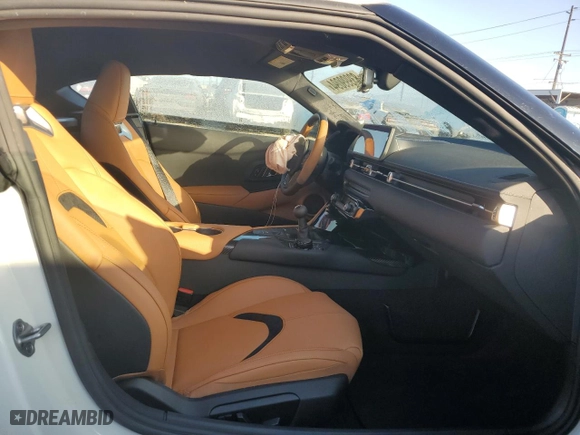 2024 Toyota GR Supra 3.0 with VIN WZ1DB0G07RW068079, listed as a Copart auction lot 83999094 with 387 mi miles and Salvage Title. Bid and sale history available at carsss.com. Image 10.