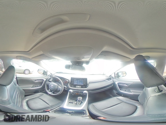 2021 Toyota RAV4 XLE Premium with VIN 2T3C1RFV9MC109917, listed as a Copart auction lot 58594335 with 64,995 mi miles and Salvage title. Bid and sale history available at DreamBid. Image 16.