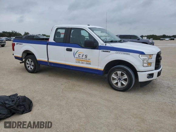 2017 Ford F-150 XL с VIN 1FTEX1C8XHKE06585, выставлен на аукционе Copart как лот 48120145 с пробегом 180 428 миль миль и Списание • Salvage title. История ставок и продаж доступна на DreamBid. Изображение 4.
