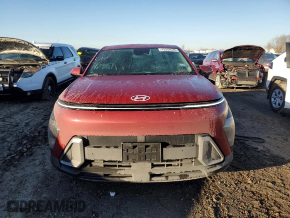 2024 Hyundai Kona SE with VIN KM8HA3ABXRU171373, listed as a Copart auction lot 43258535 with 20,253 mi miles and Salvage Title. Bid and sale history available at carsss.com. Image 5.