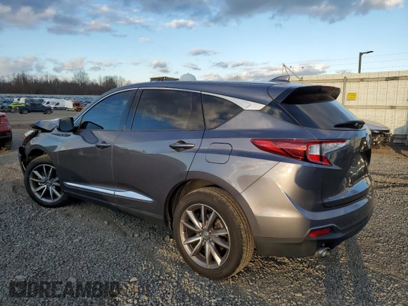 2021 Acura RDX w/Technology Package with VIN 5J8TC2H5XML031732, listed as a Copart auction lot 82931324 with 21,656 mi miles and Salvage Title. Bid and sale history available at carsss.com. Image 2.
