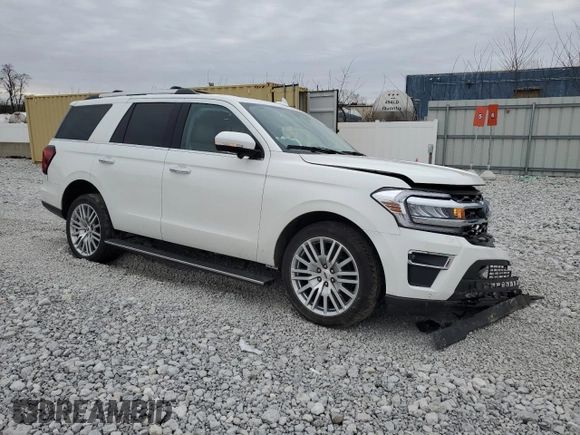 2024 Ford Expedition Limited with VIN 1FMJU2A86REA75225, listed as a Copart auction lot 47472205 with 11,438 mi miles and Salvage Title. Bid and sale history available at carsss.com. Image 4.