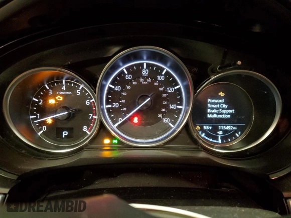 2018 Mazda CX-9 Sport with VIN JM3TCBBY5J0206569, listed as a Copart auction lot 46596295 with 113,492 mi miles and Salvage Title. Bid and sale history available at carsss.com. Image 9.