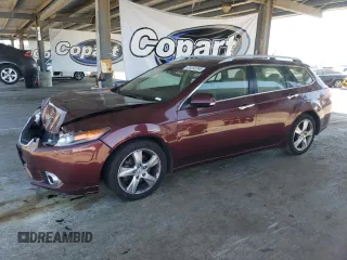2012 Acura TSX Technology with VIN JH4CW2H67CC002250, listed as a Copart auction lot 61232245 with 223,818 mi miles and Salvage title. Bid and sale history available at DreamBid. Image 1.