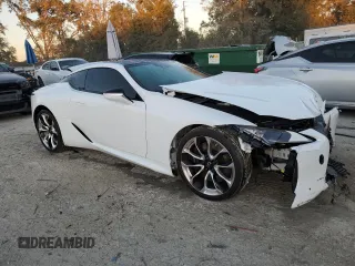 2019 Lexus LC with VIN JTHHP5AY0KA007123, listed as a Copart auction lot 82378554 with 20,443 mi miles and Salvage Title. Bid and sale history available at carsss.com. Image 4.