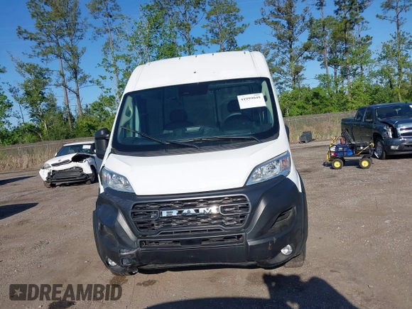 2024 Ram ProMaster Cargo Tradesman with VIN 3C6LRVBG7RE124935, listed as a IAAI auction lot 41999049 with 1,441 mi miles and . Bid and sale history available at DreamBid. Image 12.