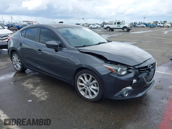 2014 Mazda 3 S Touring with VIN JM1BM1V31E1132448, listed as a IAAI auction lot 41815085 with 144,705 mi miles and . Bid and sale history available at DreamBid. Image 1.