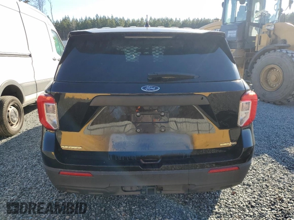 2023 Ford Explorer with VIN 1FM5K8AC7PGA17611, listed as a Copart auction lot 86023054 with 31,574 mi miles and Salvage title. Bid and sale history available at DreamBid. Image 6.