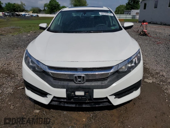 2018 Honda Civic EX with VIN 2HGFC2F75JH508240, listed as a Copart auction lot 55739915 with 52,671 mi miles and Salvage Title. Bid and sale history available at DreamBid. Image 5.