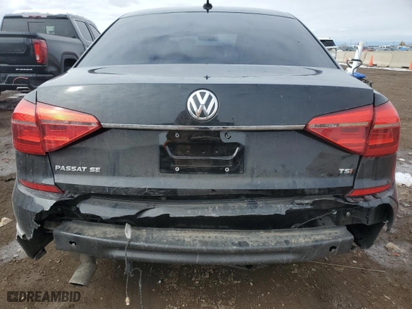 2016 Volkswagen Passat 1.8T SE w/Technology with VIN 1VWBS7A35GC050788, listed as a Copart auction lot 46538055 with 95,346 mi miles and Salvage Title. Bid and sale history available at carsss.com. Image 6.
