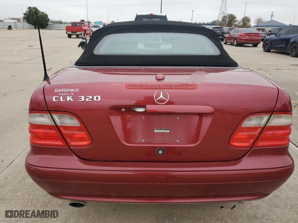 2002 Mercedes-Benz CLK-Class with VIN WDBLK65G02T110501, listed as a Copart auction lot 78306224 with 115,172 mi miles and Salvage Title. Bid and sale history available at carsss.com. Image 6.