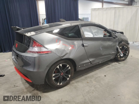 2014 Honda CR-Z with VIN JHMZF1D49ES001280, listed as a Copart auction lot 78393384 with Not Provided miles and Salvage Title. Bid and sale history available at DreamBid. Image 3.