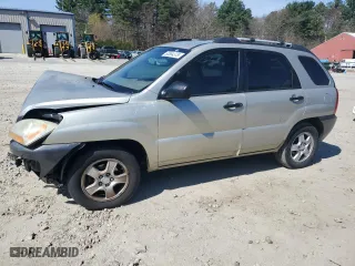 2007 Kia Sportage LX with VIN KNDJF724377406660, listed as a Copart auction lot 53884375 with 0 mi miles and Clean Title. Bid and sale history available at carsss.com. Image 1.