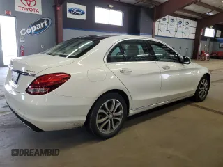2015 Mercedes-Benz C 300 Luxury with VIN 55SWF4KB1FU039221, listed as a Copart auction lot 52974985 with 84,681 mi miles and Clean Title. Bid and sale history available at carsss.com. Image 3.