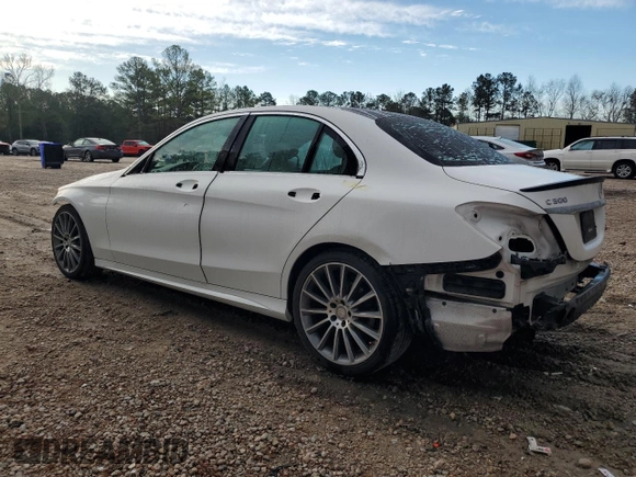 2015 Mercedes-Benz C 300 with VIN 55SWF4JB7FU093589, listed as a Copart auction lot 49947575 with 132,200 mi miles and Salvage Title. Bid and sale history available at DreamBid. Image 2.
