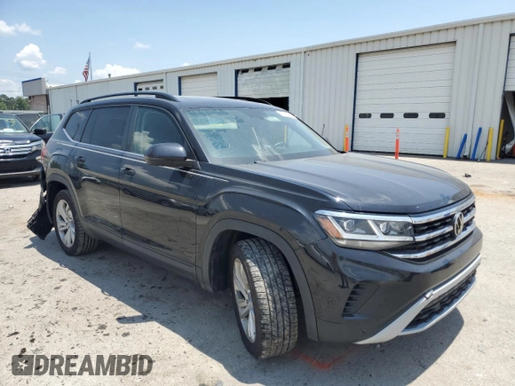 2021 Volkswagen Atlas SE z VIN 1V2JR2CA2MC559594, wystawiony jako Copart lot #59848815 z przebiegiem 34 400 mil mil oraz Szkoda całkowita • Salvage title. Historia ofert i sprzedaży dostępna na DreamBid. Obrazek 4.