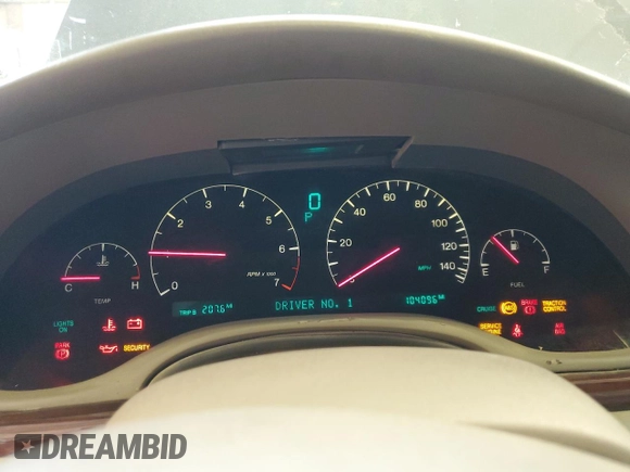 1999 Cadillac Seville Luxury SLS z VIN 1G6KS54Y5XU920020, wystawiony jako Copart lot #53956115 z przebiegiem 104 096 mil mil oraz Czysty tytuł • Clean title. Historia ofert i sprzedaży dostępna na DreamBid. Obrazek 9.