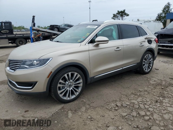 2017 Lincoln MKX Reserve with VIN 2LMPJ8LR3HBL53699, listed as a Copart auction lot 57590685 with 70,241 mi miles and Clean title. Bid and sale history available at DreamBid. Image 1.