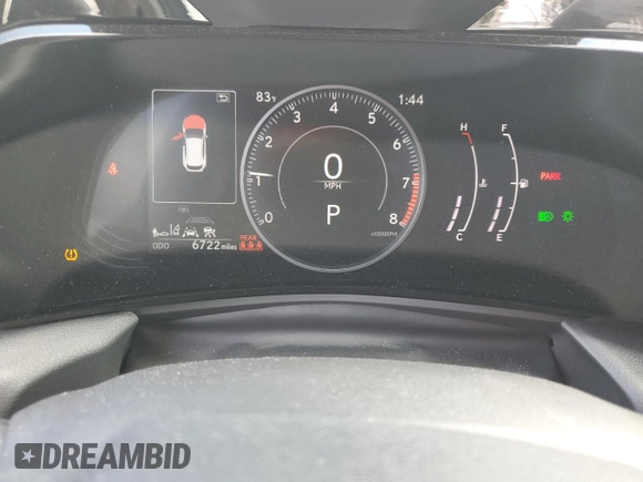 2024 Lexus NX 250 Premium with VIN 2T2GDCAZ6RC015232, listed as a Copart auction lot 43783045 with 6,722 mi miles and Salvage title. Bid and sale history available at DreamBid. Image 9.