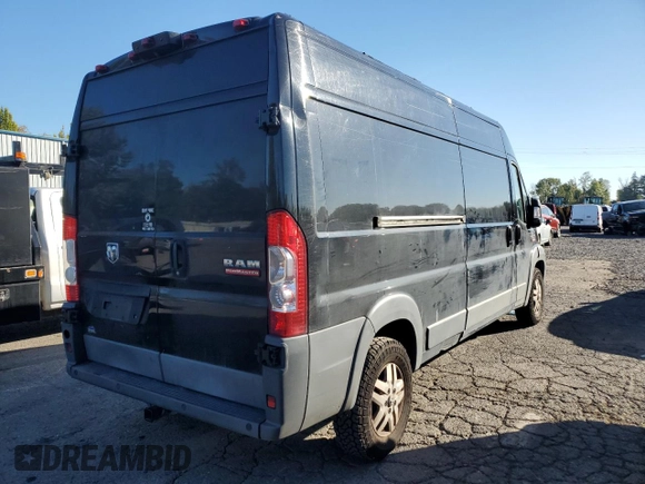 2017 Ram ProMaster Cargo with VIN 3C6TRVDG8HE528693, listed as a Copart auction lot 73675714 with 125,876 mi miles and Salvage Title. Bid and sale history available at carsss.com. Image 3.