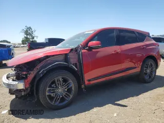2024 Acura RDX w/A-Spec Package with VIN 5J8TC2H60RL000599, listed as a Copart auction lot 57902635 with 10,658 mi miles and Salvage title. Bid and sale history available at DreamBid. Image 1.