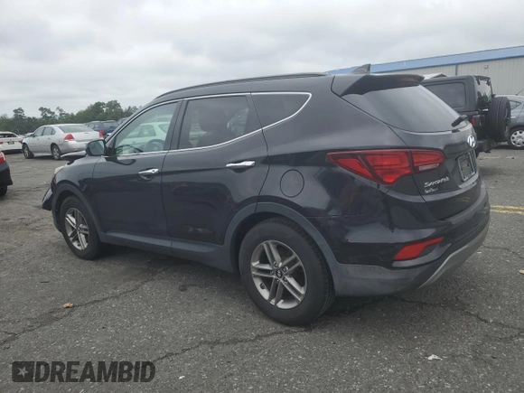 2017 Hyundai Santa Fe 2.4L with VIN 5NMZUDLB1HH028028, listed as a Copart auction lot 64431895 with Not provided miles and Salvage title. Bid and sale history available at DreamBid. Image 2.