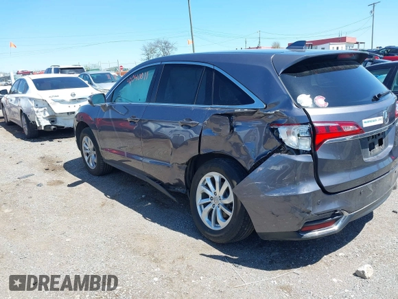 2017 Acura RDX w/Technology Pkg with VIN 5J8TB4H56HL027701, listed as a IAAI auction lot 42040011 with 115,770 mi miles. Bid and sale history available at carsss.com. Image 3.