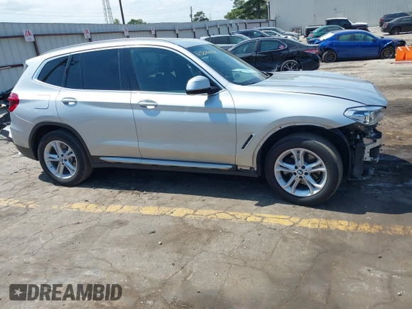 2020 BMW X3 sDrive30i with VIN 5UXTY3C05L9C73732, listed as a IAAI auction lot 40252791 with 77,176 mi miles. Bid and sale history available at carsss.com. Image 13.