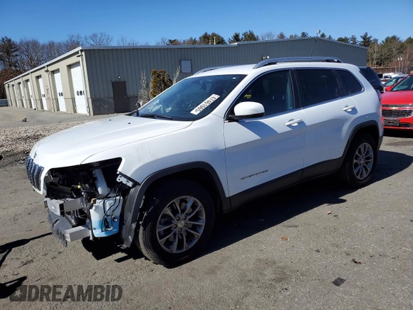 2019 Jeep Cherokee Latitude Plus with VIN 1C4PJMLB7KD469176, listed as a Copart auction lot 47461665 with 24,799 mi miles and Salvage Title. Bid and sale history available at carsss.com. Image 1.
