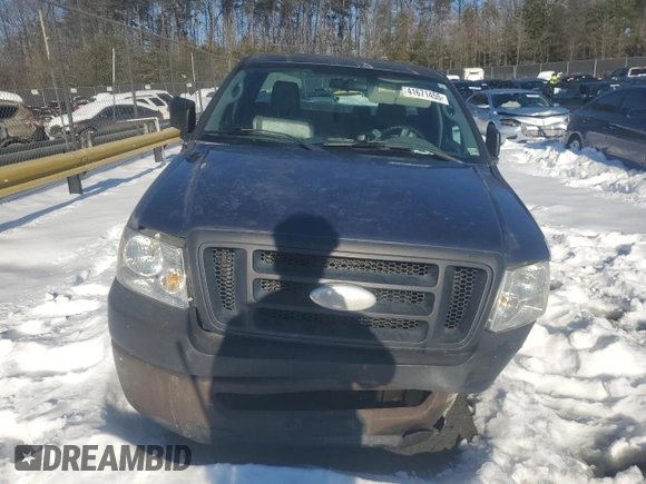 2006 Ford F-150 XL with VIN 1FTPF12V06NB74271, listed as a Copart auction lot 41671455 with 0 mi miles and Salvage Title. Bid and sale history available at carsss.com. Image 5.