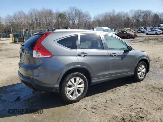 2013 Honda CR-V EX-L with VIN 2HKRM4H74DH621318, listed as a Copart auction lot 49602965 with 213,407 mi miles and Salvage Title. Bid and sale history available at carsss.com. Image 3.