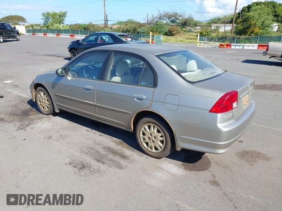 2005 Honda Civic LX with VIN 2HGES16535H569177, listed as a IAAI auction lot 41882245 with 98,173 mi miles and . Bid and sale history available at DreamBid. Image 3.