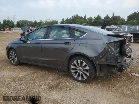 2020 Ford Fusion SE with VIN 3FA6P0T90LR247593, listed as a Copart auction lot 59741115 with 155,658 mi miles and Salvage title. Bid and sale history available at DreamBid. Image 2.
