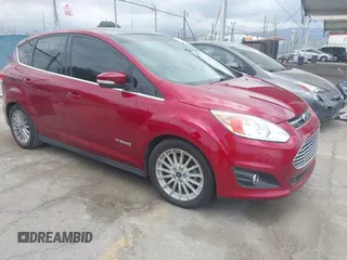 2013 Ford C-Max SEL with VIN 1FADP5BU8DL505854, listed as a IAAI auction lot 42121091 with Not Provided miles. Bid and sale history available at carsss.com. Image 1.