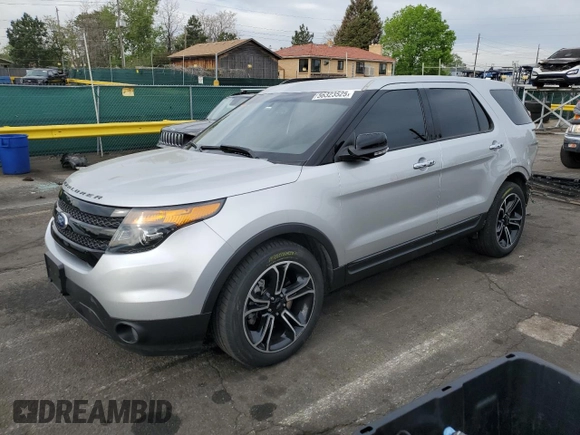 2013 Ford Explorer Sport z VIN 1FM5K8GTXDGC24710, wystawiony jako Copart lot #56323525 z przebiegiem 53 889 mil mil oraz Szkoda całkowita • Salvage title. Historia ofert i sprzedaży dostępna na DreamBid. Obrazek 1.