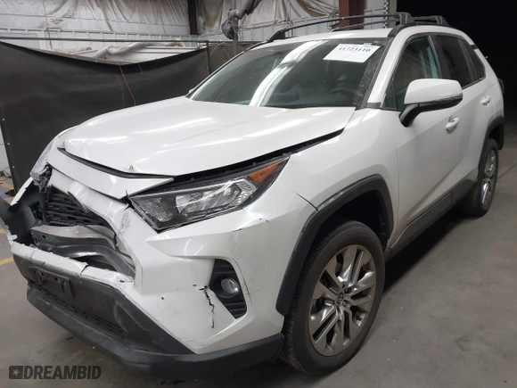 2021 Toyota RAV4 XLE Premium with VIN 2T3C1RFV0MW131609, listed as a IAAI auction lot 41723110 with 45,736 mi miles. Bid and sale history available at carsss.com. Image 2.