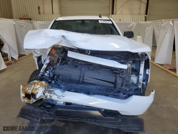 2018 Chevrolet Silverado 1500 Custom with VIN 1GCRCPEH6JZ100607, listed as a Copart auction lot 41499575 with 0 mi miles and Salvage Title. Bid and sale history available at carsss.com. Image 5.
