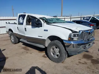 2002 Ford Super Duty F-250 XL with VIN 1FTNW21F42EC30455, listed as a IAAI auction lot 41439201 with 1 mi miles. Bid and sale history available at carsss.com. Image 1.
