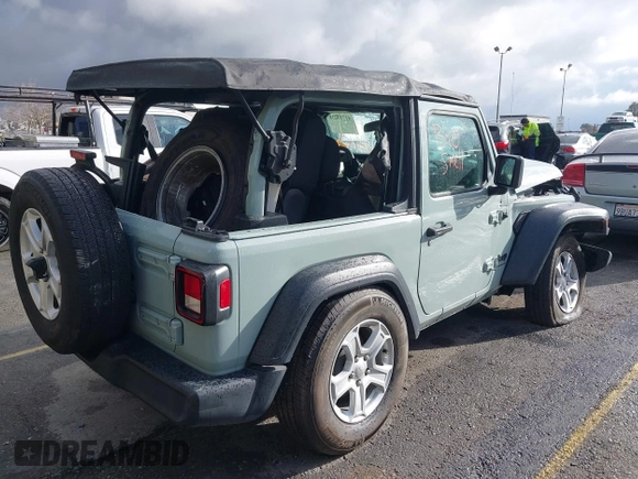 2023 Jeep Wrangler Willys z VIN 1C4HJXAG0PW600660, wystawiony jako IAAI lot #41713238 z przebiegiem 43 717 mil mil oraz . Historia ofert i sprzedaży dostępna na DreamBid. Obrazek 4.