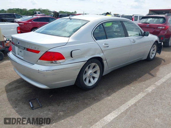 2003 BMW 7 Series 745Li with VIN WBAGN63443DR14666, listed as a IAAI auction lot 42088916 with 164,846 mi miles and . Bid and sale history available at DreamBid. Image 4.