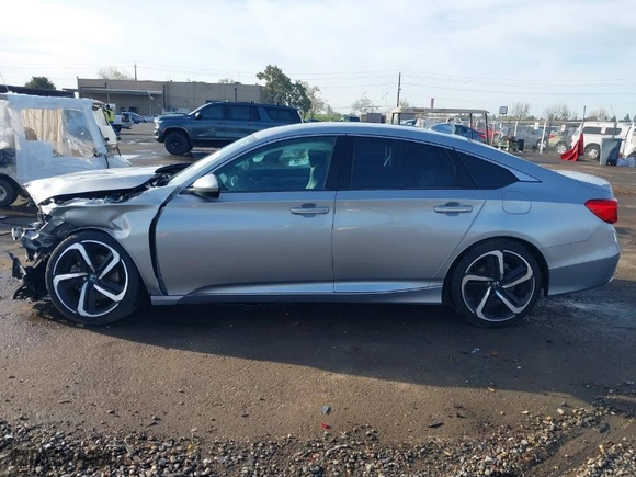2019 Honda Accord Sedan Sport 1.5T with VIN 1HGCV1F39KA016606, listed as a IAAI auction lot 41809150 with 142,503 mi miles. Bid and sale history available at carsss.com. Image 15.