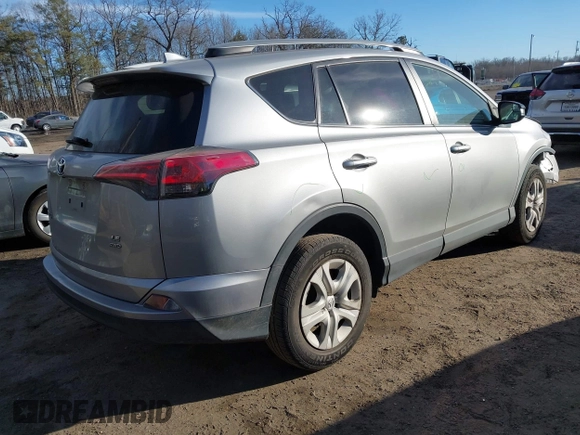 2017 Toyota RAV4 LE with VIN 2T3BFREV0HW637428, listed as a IAAI auction lot 41654391 with 63,298 mi miles. Bid and sale history available at carsss.com. Image 4.