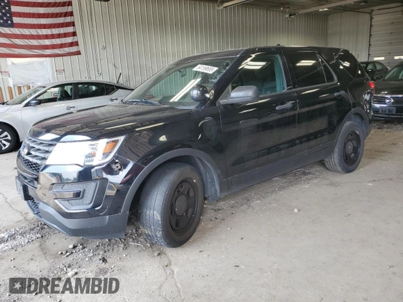 2017 Ford Police Interceptor Utility z VIN 1FM5K8AR1HGD13925, wystawiony jako Copart lot #64199685 z przebiegiem 141 995 mil mil oraz Czysty tytuł • Clean title. Historia ofert i sprzedaży dostępna na DreamBid. Obrazek 1.