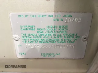 2004 Subaru Forester XS с VIN JF1SG65664H735440, выставлен на аукционе IAAI как лот 42503557 с пробегом 168 553 миль миль и . История ставок и продаж доступна на DreamBid. Изображение 9.